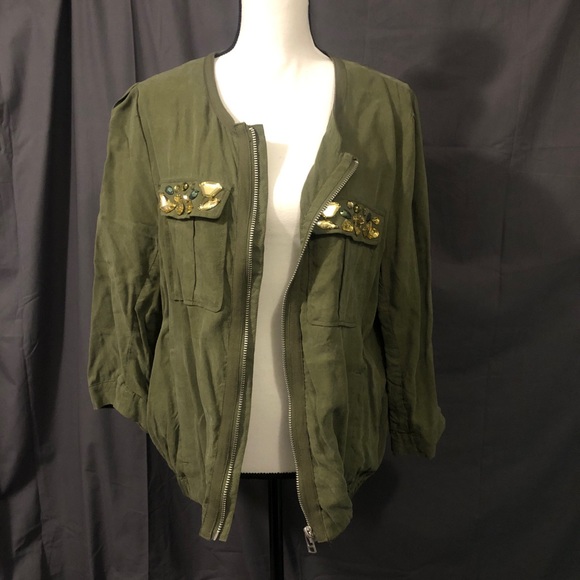 EUC H&M Conscious Collection Bomber Jacket - Picture 6 of 10